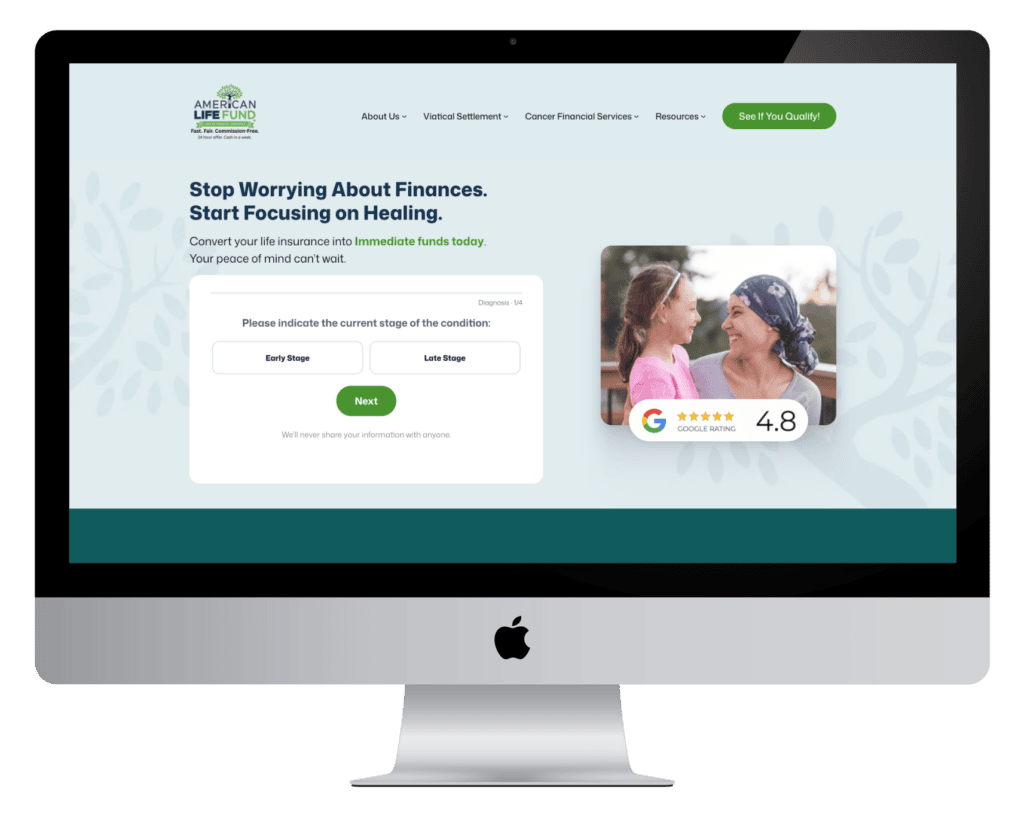 American Life Fund website