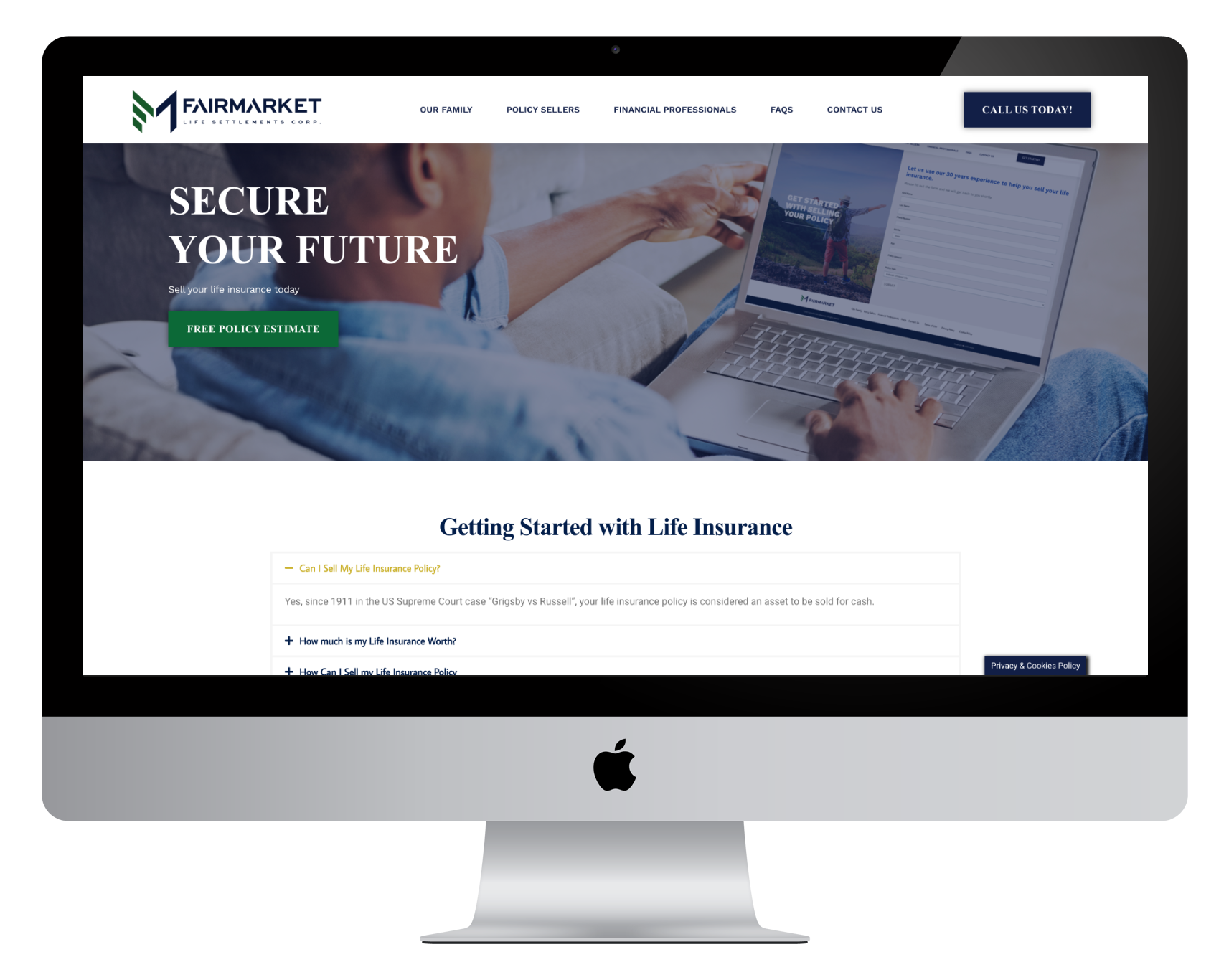 Fair Market Life Settlements Website